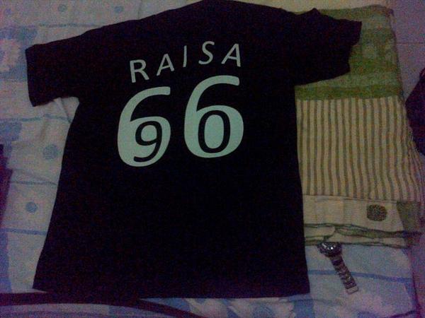 kaos raisa hitam Ricky Satrio Pamungkas